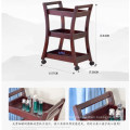 classical wooden facial beauty salon tool cart trolley